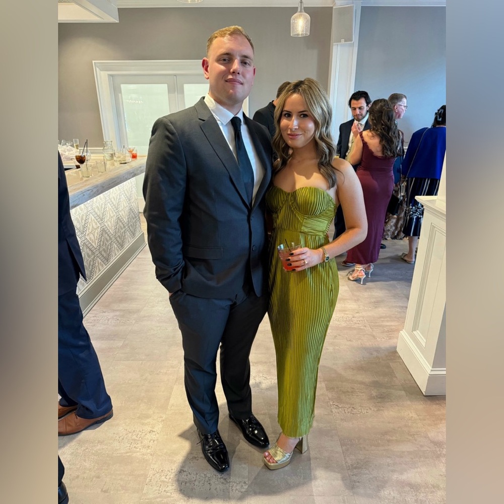 Green Strapless Dress